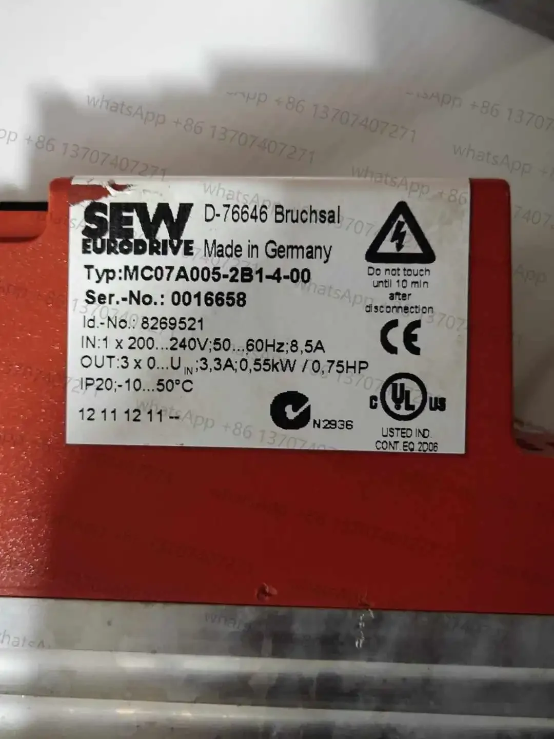 MC07A005-2B1-4-00 Inverter untuk MENJAHIT