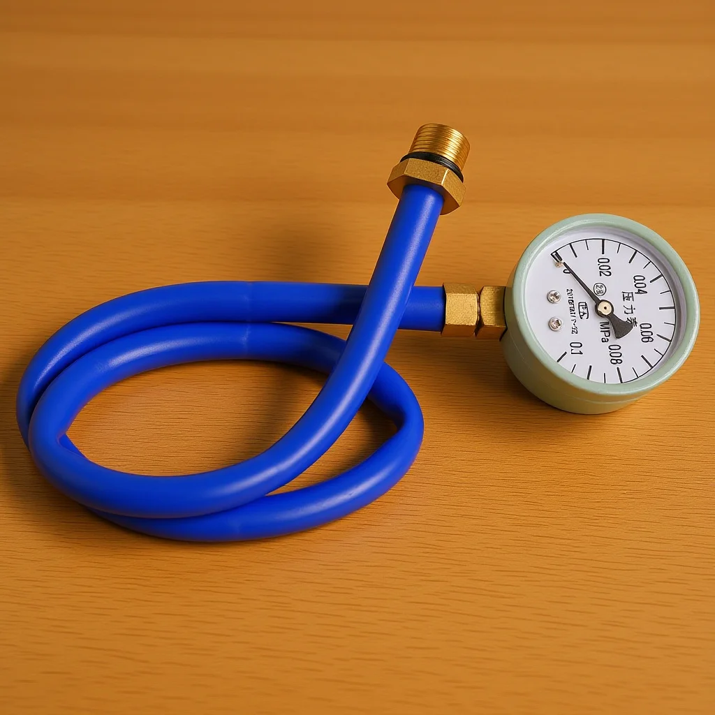 Back Pressure Tester Gauge Automotive Replacement Exhaust Systems Durable Car Pressure Testing Tool Exhaust Adapter For