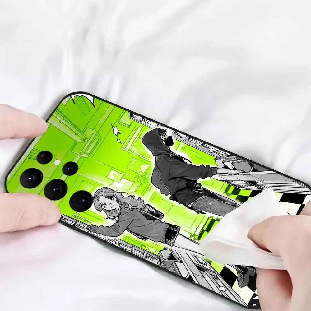A-Aya 0-0osawa K-Koga M-Mitsuki أنيمي جراب هاتف للهاتف S سلسلة S20 S21 S22 S23 S24 FE Plus Ultra TPU لينة إلى الجلد ودية