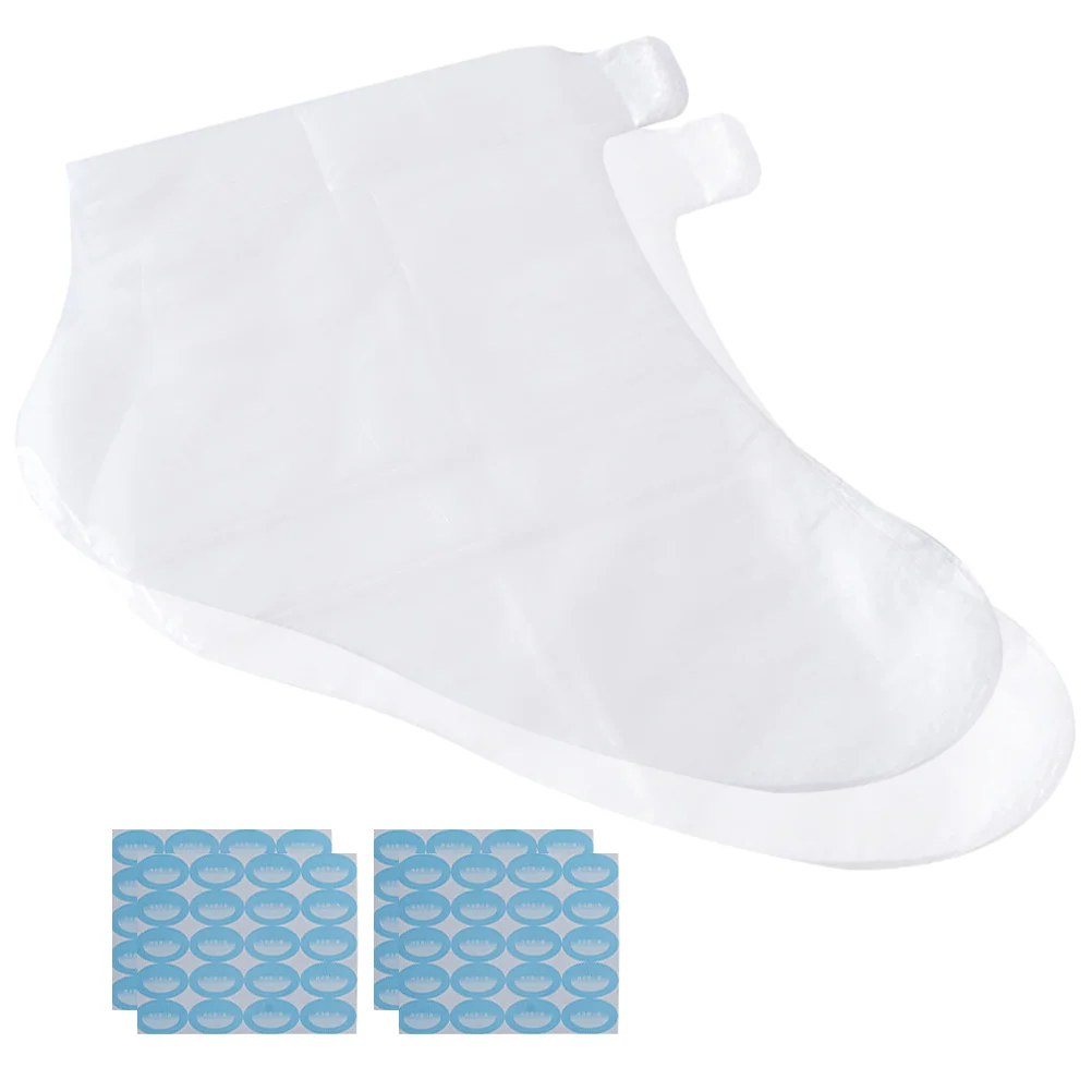 

Moisturizing Socks Disposable Foot Mask Hosiery Pedicure Covers Plastic Care Waterproof Leg Cast