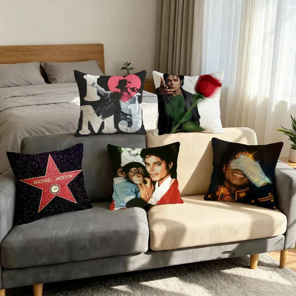 Jackson soft Comfortable Pillow anime caeroon Case for cute Michael Sofa Living Room Home office Decor Protective Covers