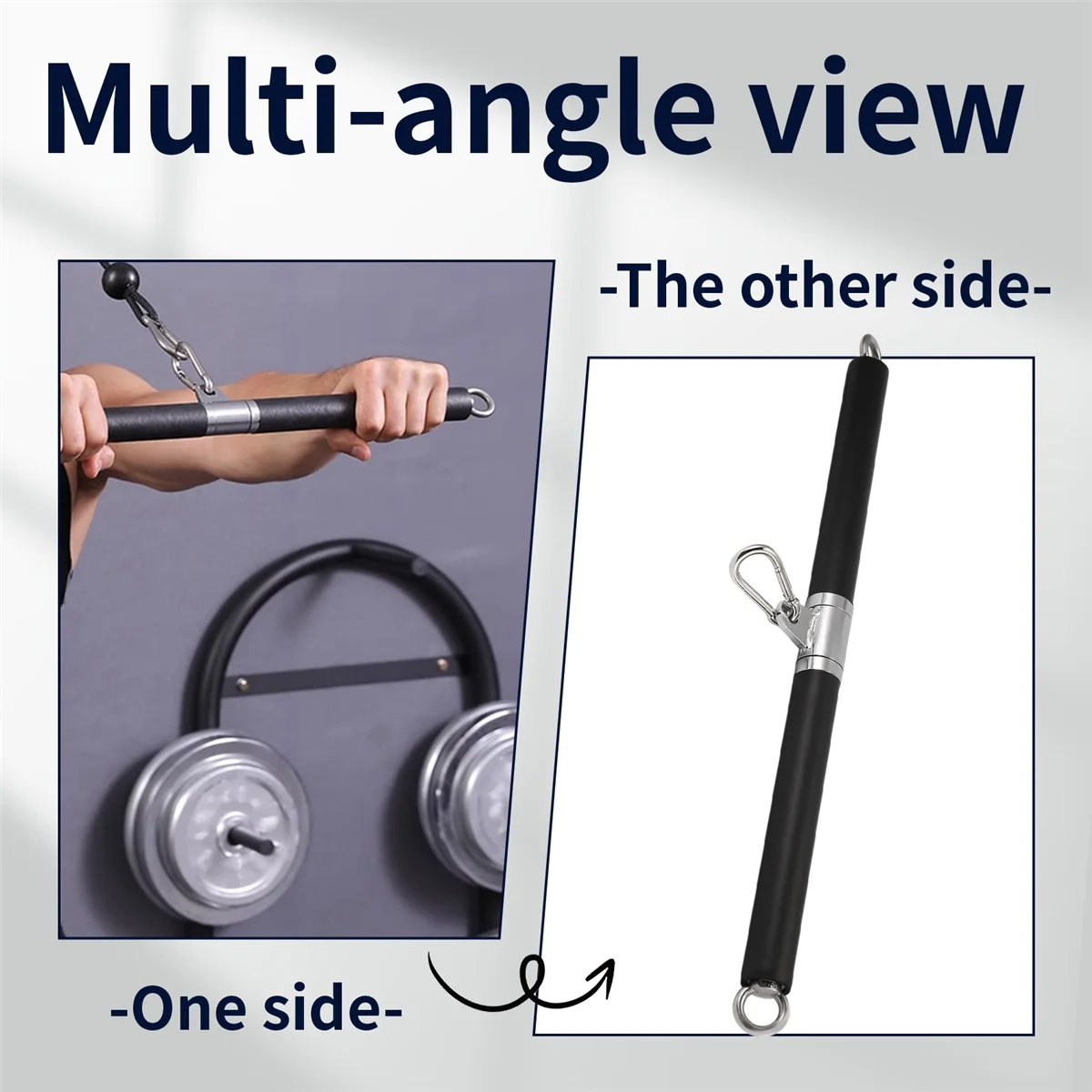 MDAQZ Training Pulling Bar Device Accessories Pull Down Straight Bar Biceps Pulling Bar for Home Gym Bodybuilding Equipment