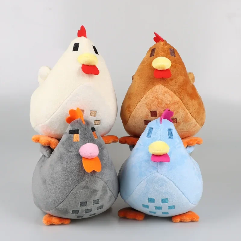 20CM Stardew Valley Chicken Plush Toy Cute Chick Soft Pillow Star Dew Valley Game Stuffed Doll Plushie Gift Toy for Kids