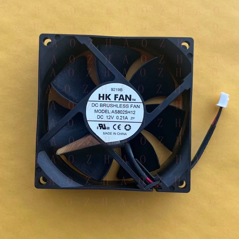 

Вентилятор охлаждения L+ FOR HK FAN AS8025H12 8025 DC12V 0.21A, 2-проводной, бесшумный