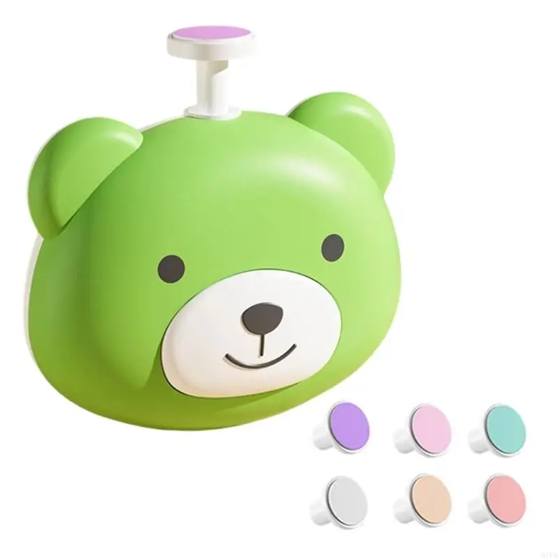 

Quiet Electric Fingertip File For Adults Children 6 Replaceable Attachments Prevent Over Trimming Lightweight Plastic Body Easy