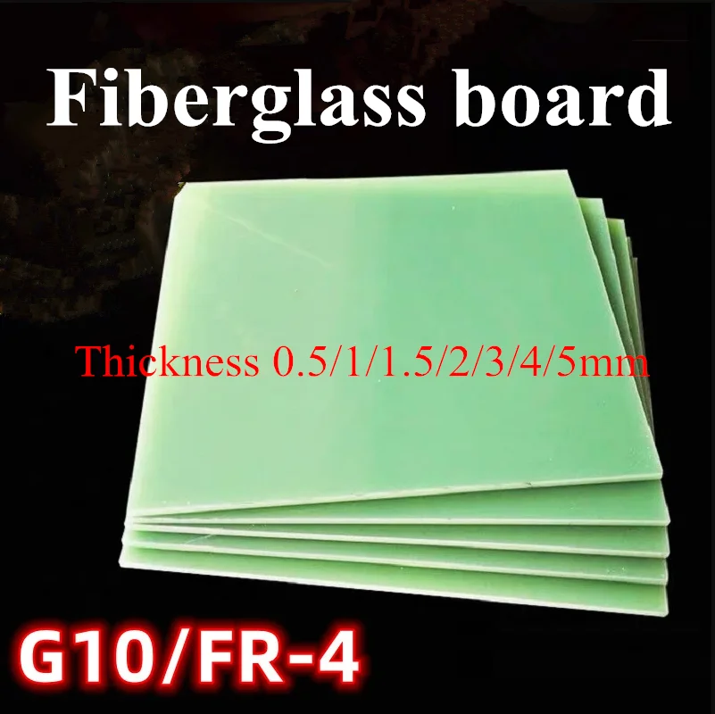 

FR4 Fiberglass Sheet Light-green G10 Epoxy Plate 3240 FR-4 Epoxy Resin Board Glass Fibre 3D Print thickness 0.5/1/1.5/2/3/4/5mm
