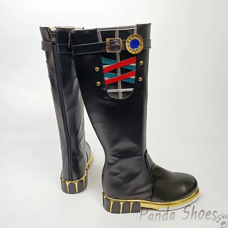 أوغوري كاب تأثيري أحذية أنيمي لعبة Umamusume جميلة ديربي كوس أحذية طويلة تأثيري حلي الدعامة الأحذية لحفلة الهالوين