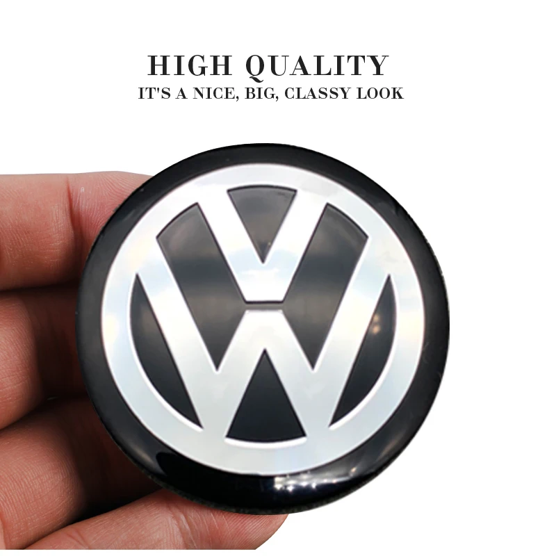 45mm-120mm Car Wheel Center Hub Cap Sticker Accessories For Volkswagen VW Rline R GTI Polo Golf Touareg Passat Magotan Tiguan