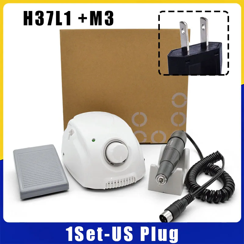 Tandheelkundige Marathon M3 Micro Motor H37L1 Borstel 35000 RPM Tandheelkundige Micromotor Handstukken Elektrische Polijsten Tool Lab Polijsten Grinder
