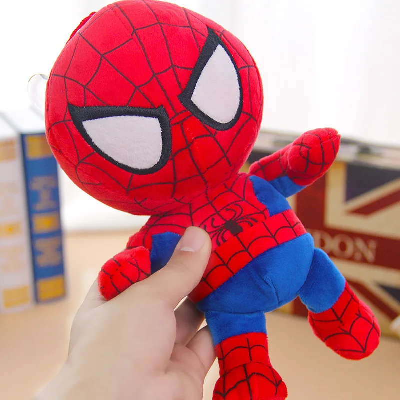27cm Marvel Spiderman Plush Toys Movie Spider-man Soft Stuffed Doll Kawaii  Bag Pendant Room Decoration Christmas Gifts for Kids
