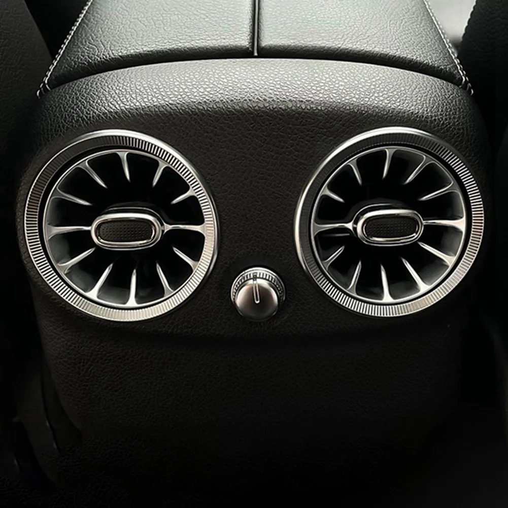 64-цветная задняя вентиляционная лампа со светодиодной подсветкой для Mercedes-Benz GLB Class W247 X247 2020-2023, выход турбины кондиционера