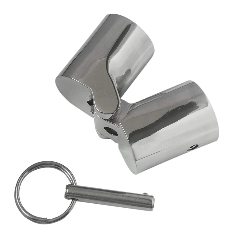 Boat Handrail Fitting -Boat Pipe Connector,Folding Swivel Coupling Tube Joint Connector for 7/8Inch (22MM) G