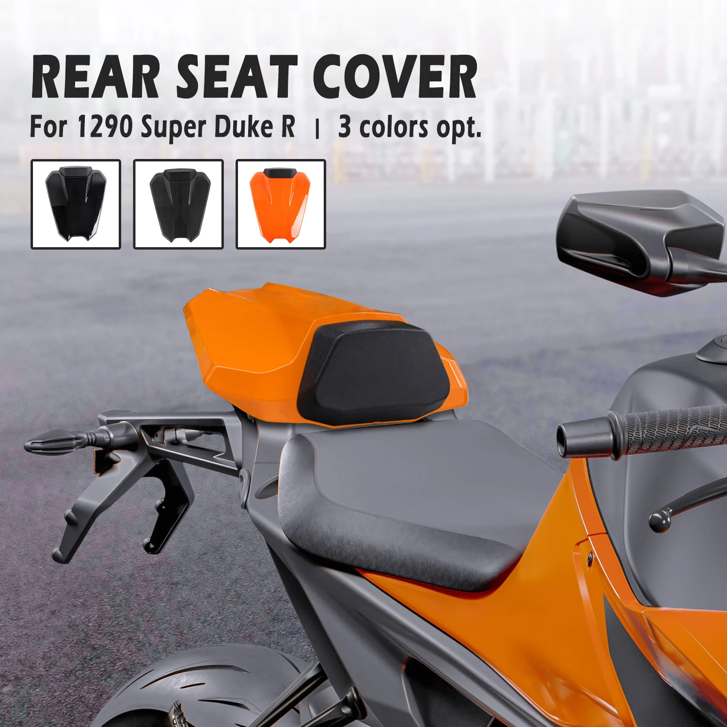 KTM 1290 Super Duke R Pillion 시트 커버 카울, 뒷좌석 승객 솔로 테일 페어링, Superduke R 2014-2023 2022 2021 2020 2019