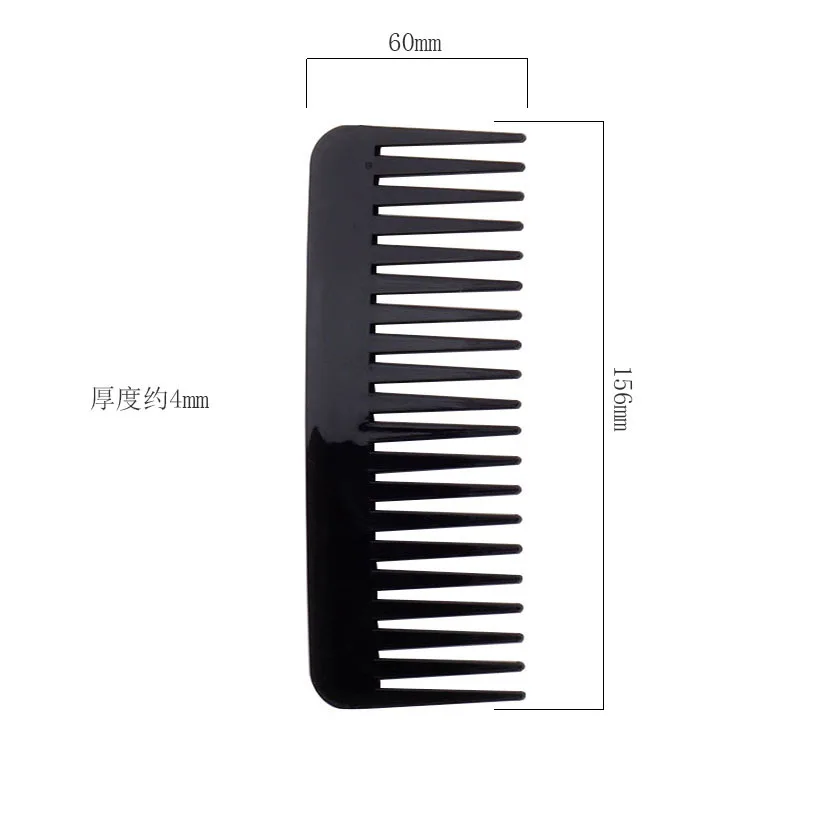50 Pcs Antistatic Hair Detangling Comb wide tooth comb Pocket Comb for Long Hair Curly Hair image 3