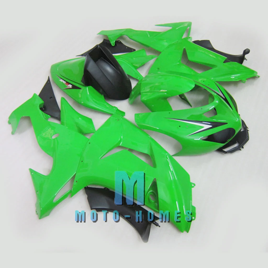 

Комплект обтекателей мотоцикла для ZX-10R ZX 636 2006 2007 Kawasaki Ninja ZX10R 06 07, зеленый АБС-пластик, детали ZXMT