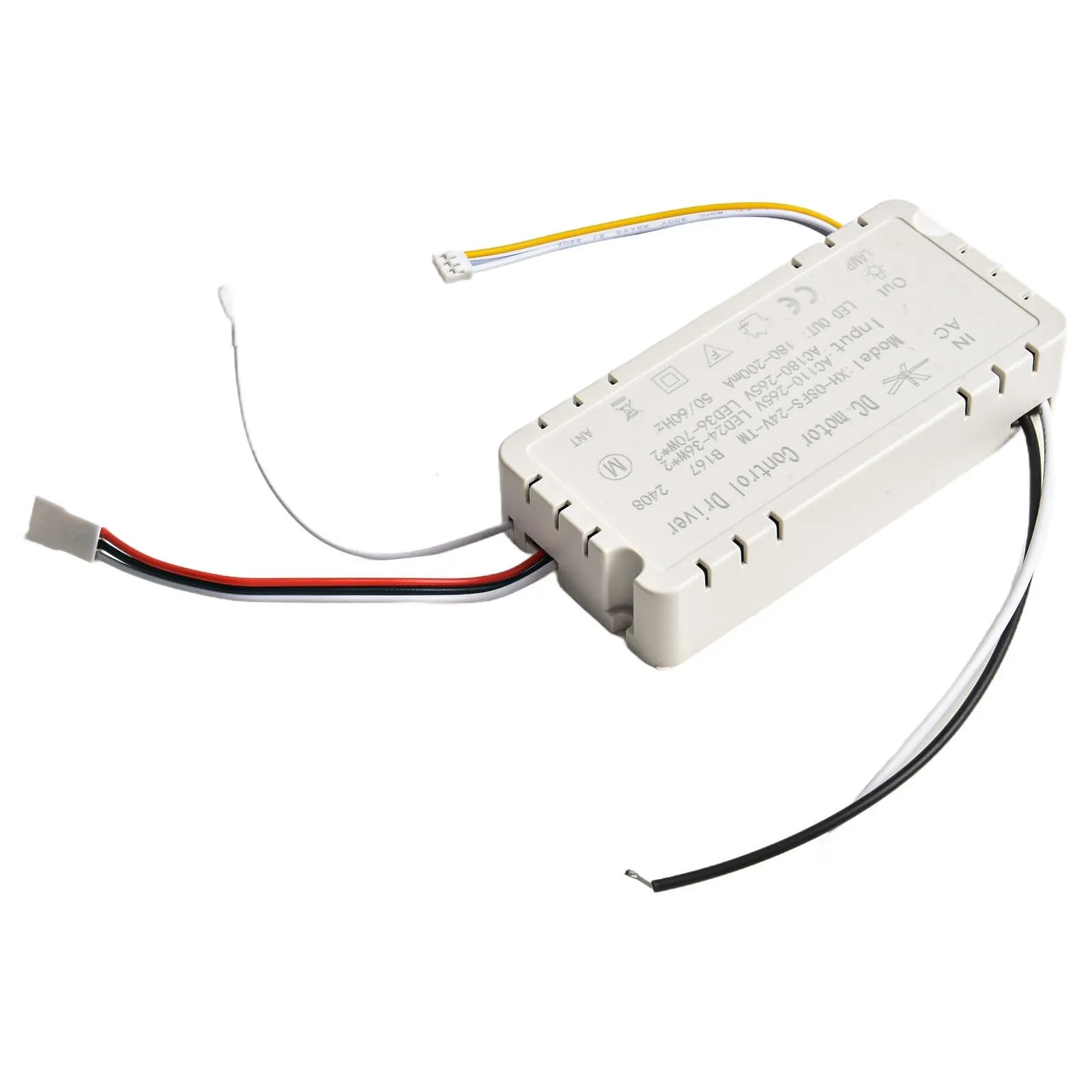 Fan Speed Controller Dimmable Remote Control PC Material Variable Frequency Control Battery Monitoring Indoor Use
