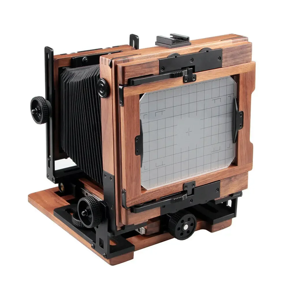Brand New Shen Hao PTB45 Black Walnut Wood Field Folding 4X5 Large Format Film Camera Retro Nostalgic Photo Photographic