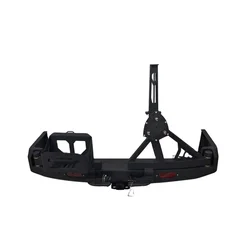 Rear Bumper For Nissan Patrol Y61, With D-ring With Tire Carrier