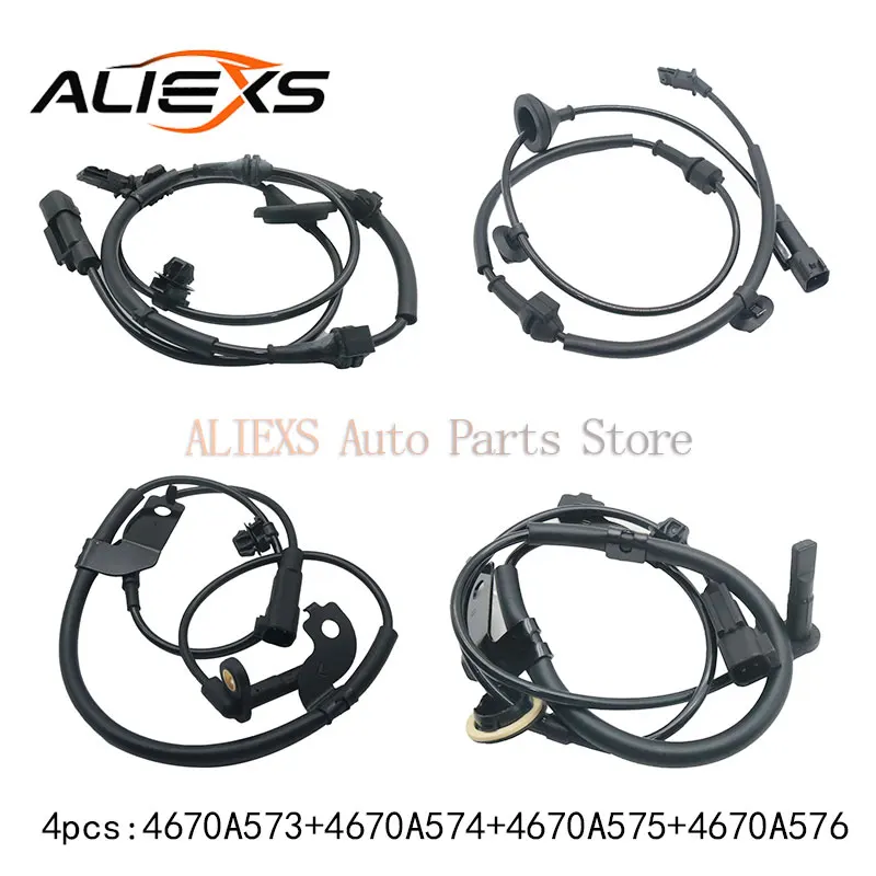 

2-контактный передний левый и правый задний датчик скорости колеса ABS для Mitsubishi Outlander 4670A573 4670A574 4670A575 4670A576