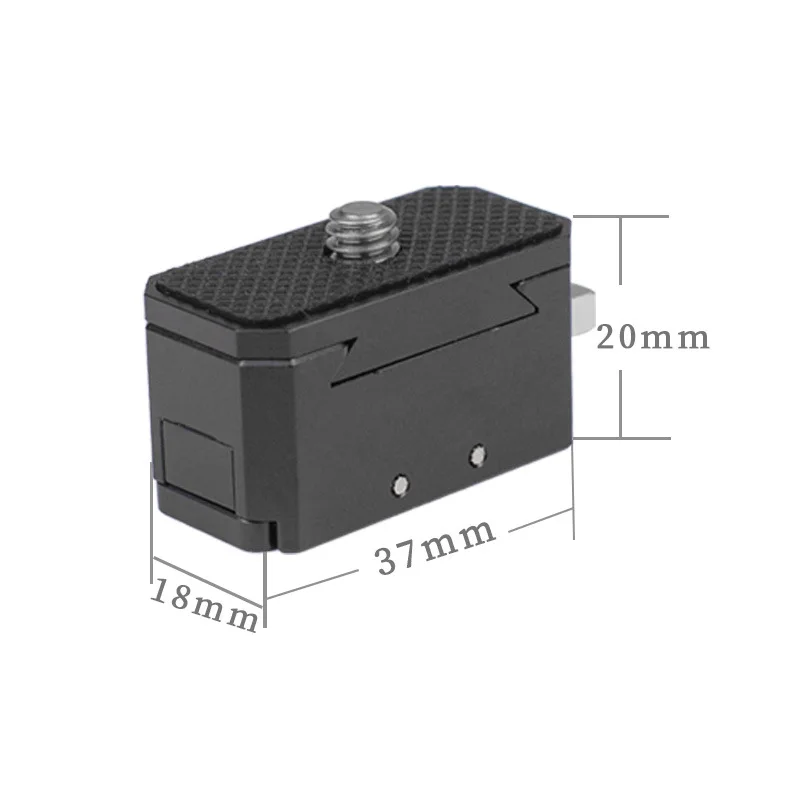 

For Sports Camera Mount Base 1/4 Screw Hole Convenient And Fast Multipurpose Variable Interface