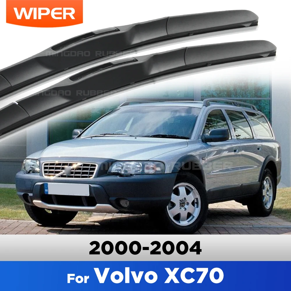

Резиновые щетки стеклоочистителя CREATROAD для Volvo XC70 2000-2004 2001 2002 2003, щетка для лобового стекла 24 "+ 21"