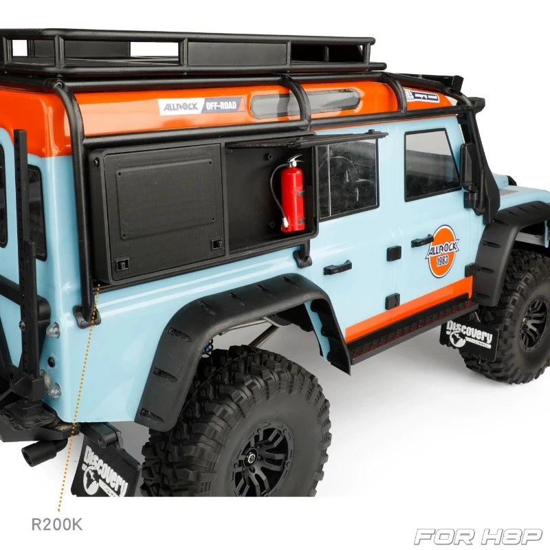 RC Car side window extension side box Meijiaxin Defender simulation modification accessories for 1/8 RC H8H tool box