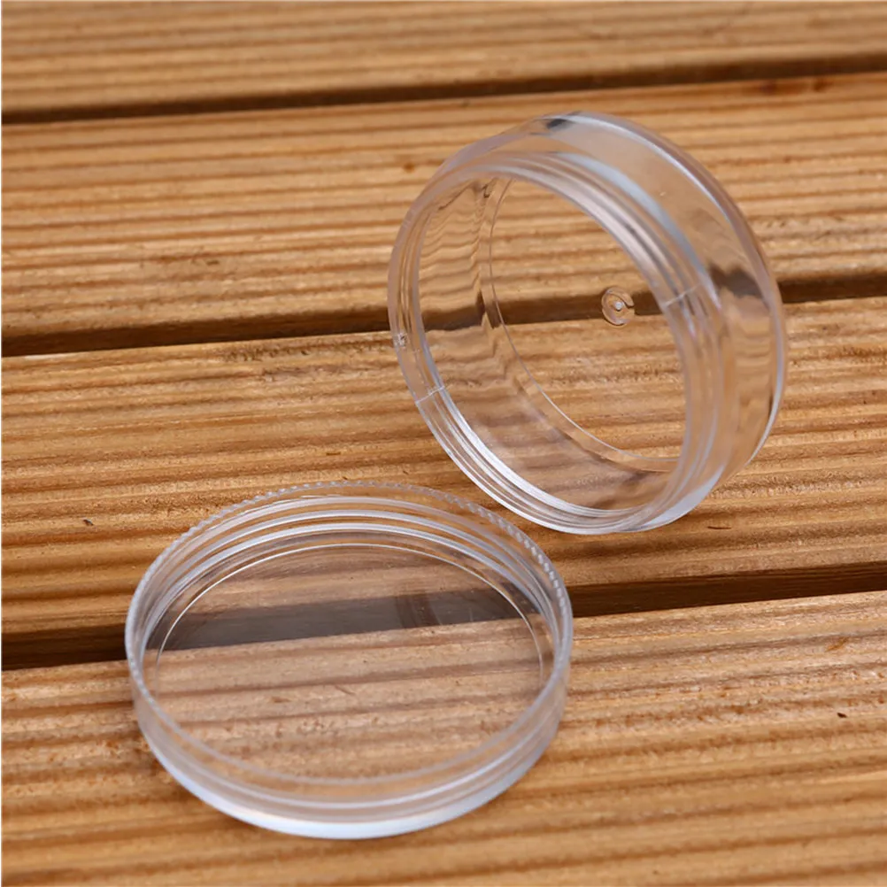 

Набор из 10 круглых прозрачных пластиковых контейнеров для хранения: для бусин, украшений, рисовых бусин, мелких деталей, а также для нейл-арта. Компактный футляр.