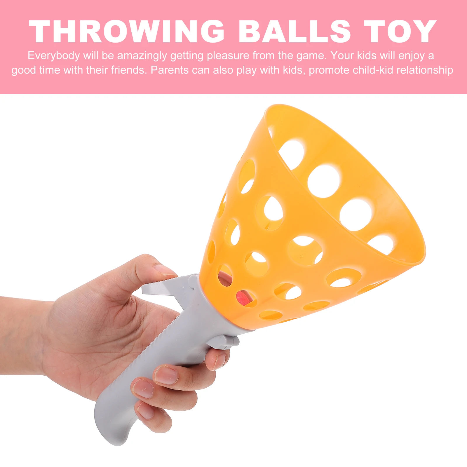 

1 Set Docking Kids Throwing Toy Safe Plastic Outdoor Game ange Random Plaything Creative Catching Launching