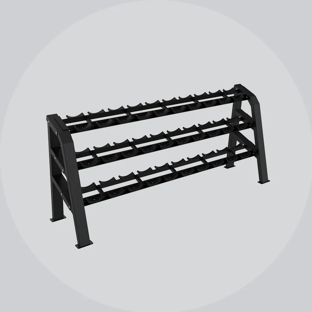 2026 Gym Commercial Hexagon Dumbbell Weights Rack 15 Pairs Dumbbell Rack 3 Tier Dumbbell Rackpromote sales