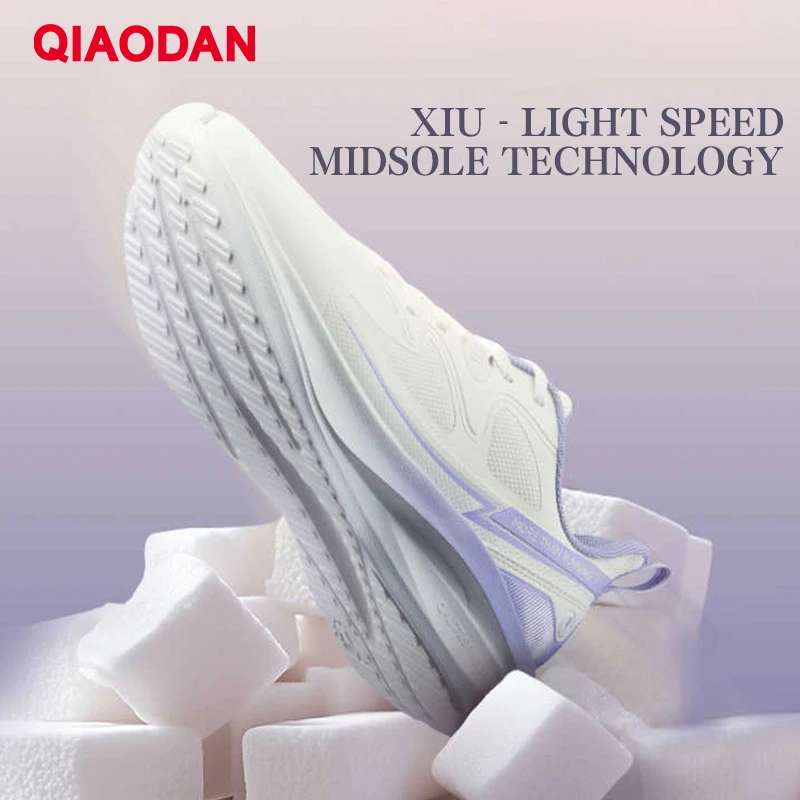 

QIAODAN Women Running Shoes 2025 Autumn Breathable Mesh Sneakers Soft-Soled Female Jogging Shoes Walking Sneakers QXB022251215