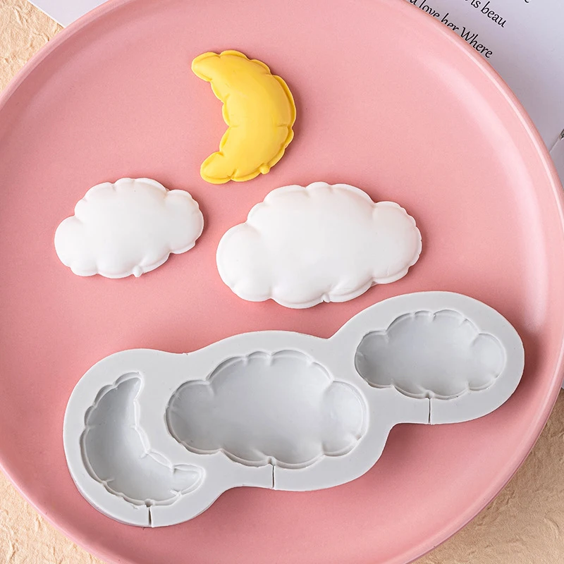 Herz Stern Wolke Ballon Lollipop Silikon Zuckerform Cupcake Schokoladenbackform Fondant Kuchendekorationswerkzeuge – Detail 6