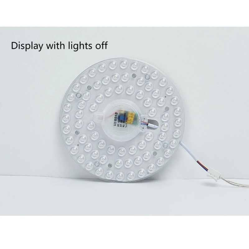 Led círculo painel de luz para ventilador de teto luz led motores retrofits kit