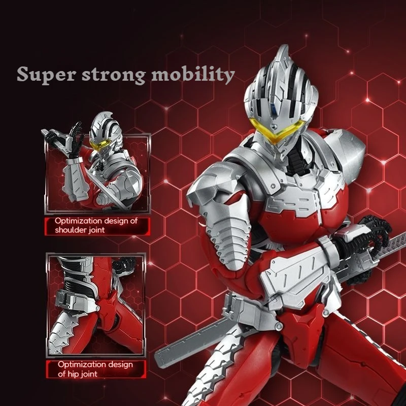 

Коллекционные фигурки Blokees Ultraman: Легендарное издание, модель бронированного Ультрамена Семь, сборные игрушки-модели, подарки