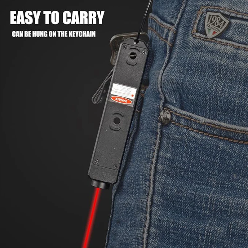 ليزر أحمر (مخرج ليزر من الفئة IIIA هو 5 ميجاوات)، نطاق 1 ميل مع وظيفة ستروب من النوع C قابل لإعادة الشحن متوافق مع M-Lok Rail Du