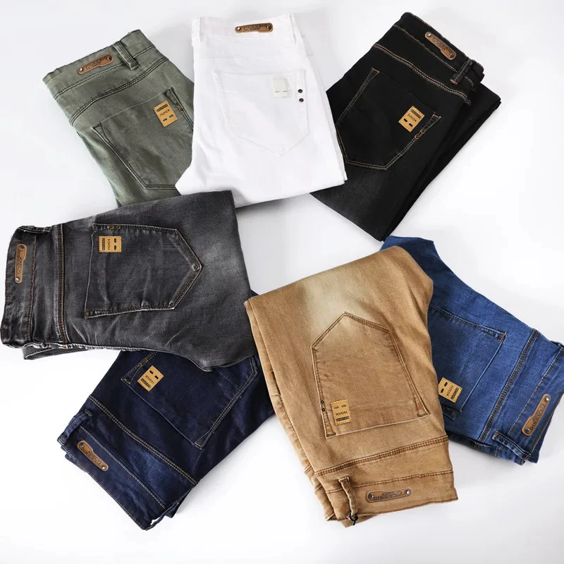 Men's 7 Color Slim Fit Skinny Jeans