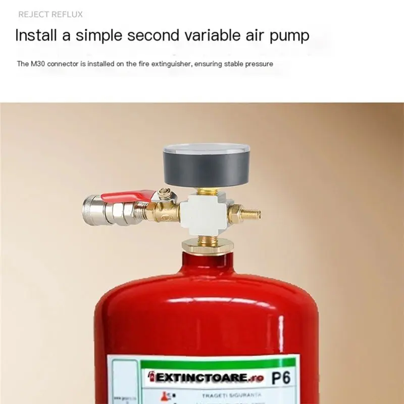 AS63-0145 Small Gas Storage Tank Pressure Adapter Reformed Inflatable Cylinder Portable Mobile Air Compressor Accessories