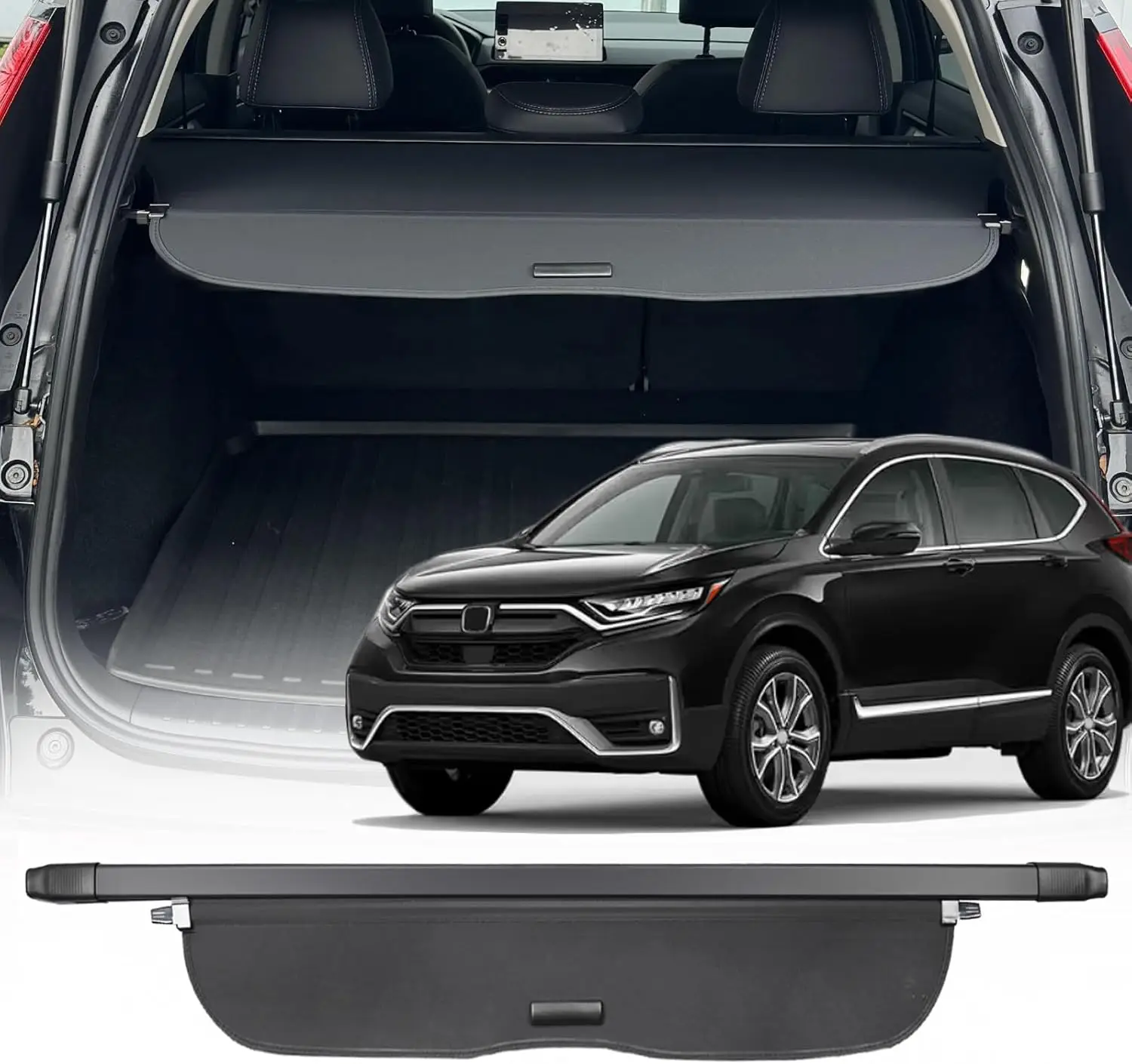 

Выдвижная крышка багажника для Honda CRV, защитный экран для экрана конфиденциальности, антиподглядывающий холст, аксессуары