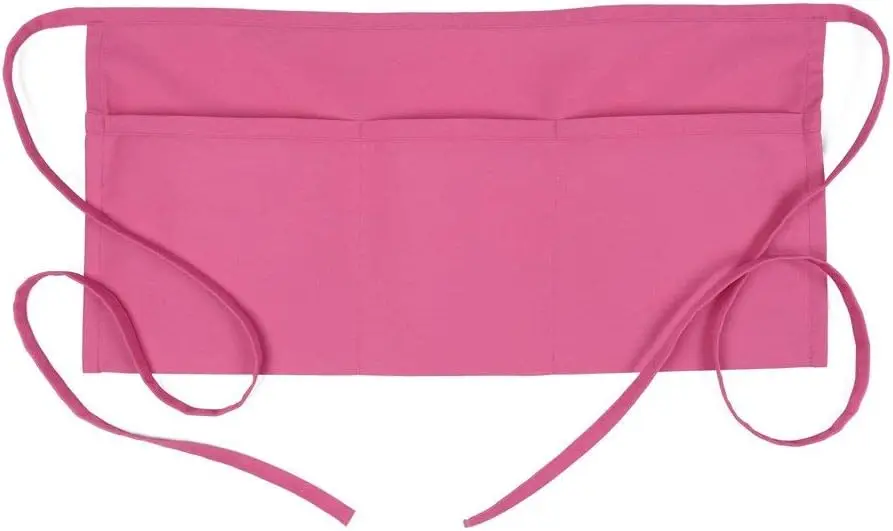 

Original 3 Pocket Waist Apron for Adults in Raspberry Hot Pink 82806 - One Size Fits Most - Unisex (F9-83501)