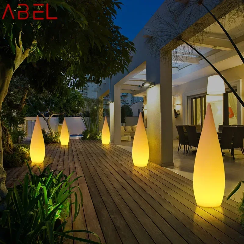 ABEL Solar Water Droplet Landscape Lamp Waterproof IP65 With Remote Control for Garden Porch Decoration