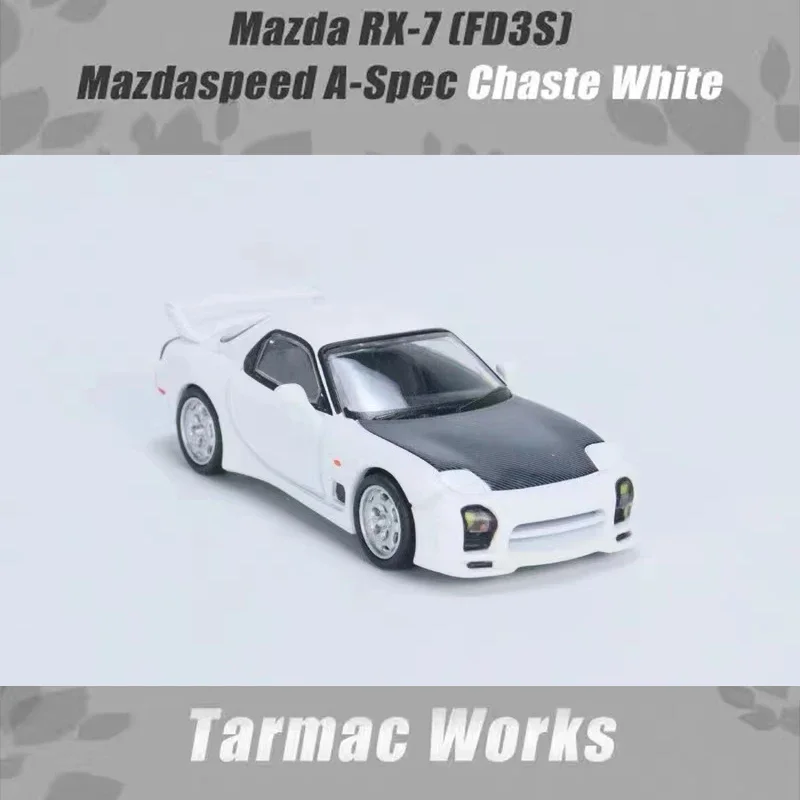 Tarmac Works  Model Car RX-7 (FD3S) Mazdaspeed A-Spec Alloy Die-cast Vehicle 1/64