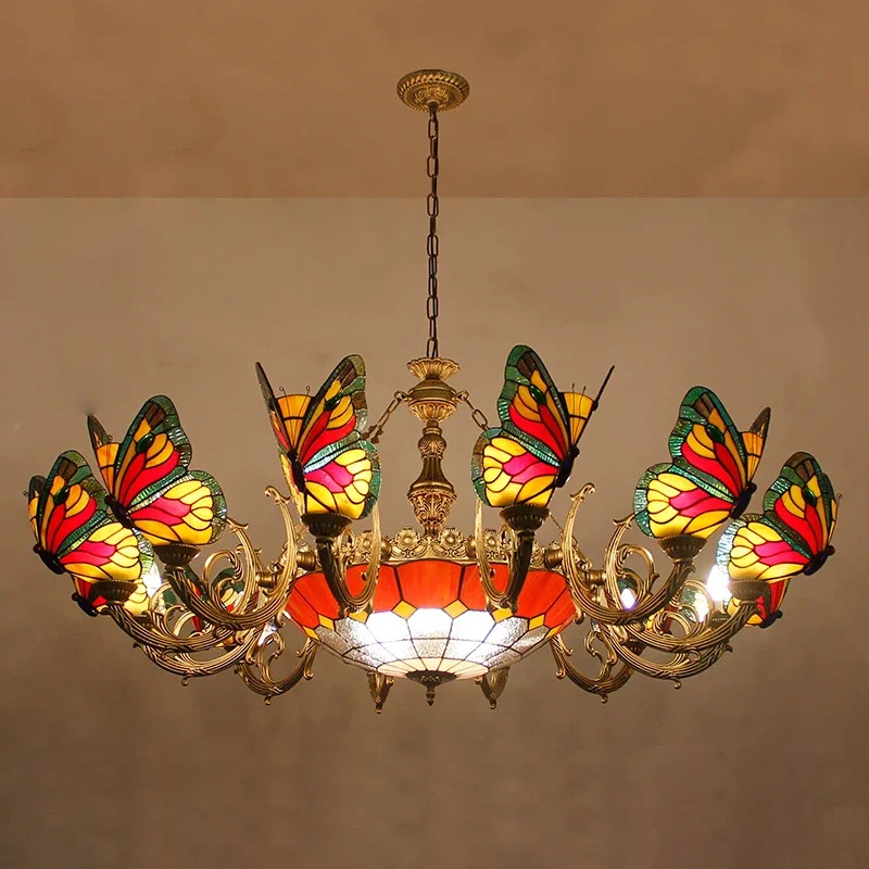 

ABEL Люстра-бабочка Роскошное искусство Гостиная Ресторан Спальня Вилла Отель Кафе Бар КТВ Клуб Цветное стекло Подвесной светильник