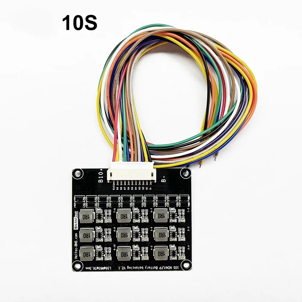 ABAH-1.2A Lifepo4 Lipo Li- Lithium Battery Energy Transfer Equalizer Inductive Version BMS 10S Active Balancer Board