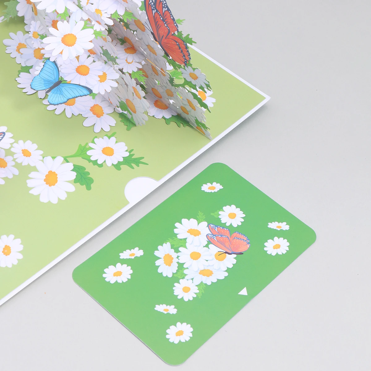 Vintage Daisy & Butterfly 3D Pop Up Mother's Day Card,Handmade Creative Greeting Card Envelope, Gift for Mom,Thank You Card