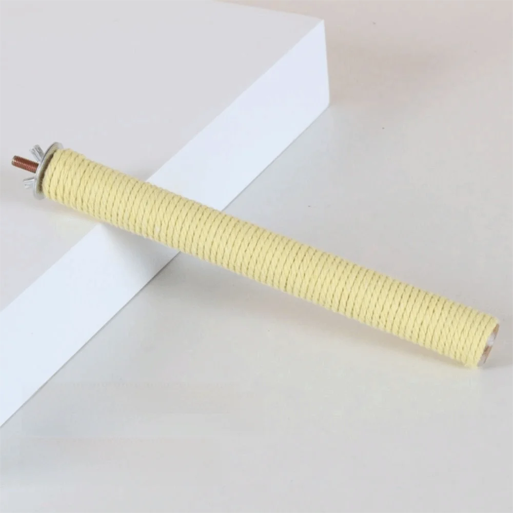 Comfortable Grip Parrot Standing Perch Colorful Screw Fixation Bird Grinding Stand Non-slip Wear-resistant