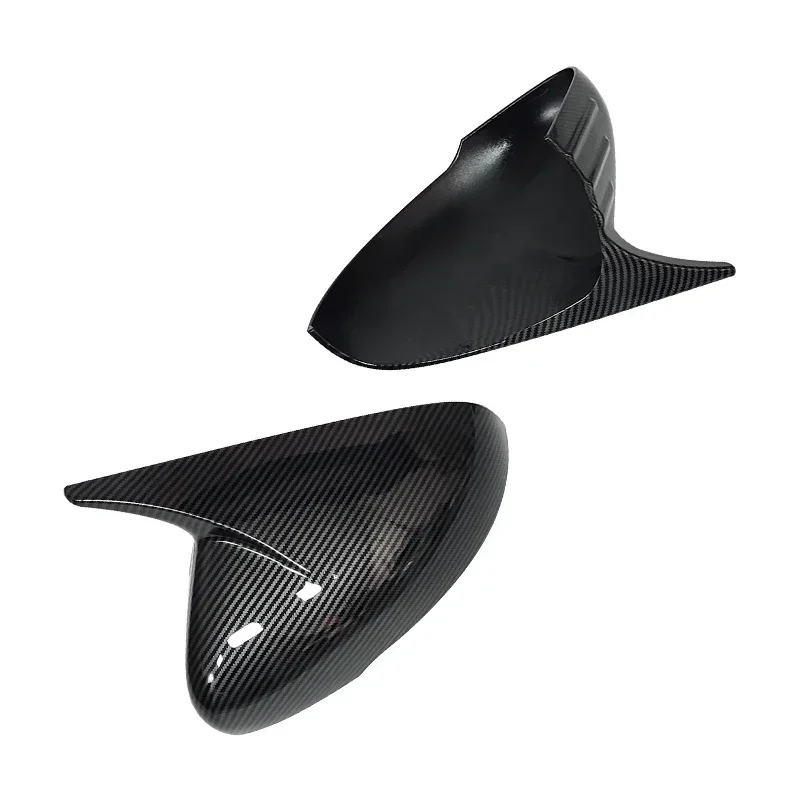 For Kia Stinger 18-23 Side Door Rearview Mirror Cover ABS Carbon Fiber Pattern Car Body Exterior Accessories