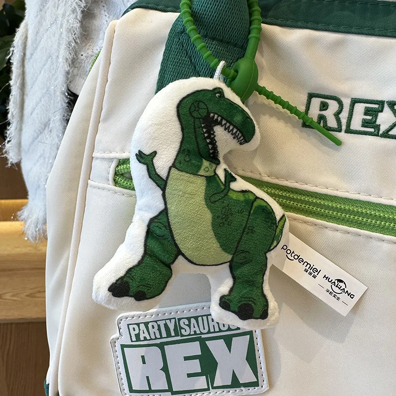 Disney Original Meilin Hamm Rex Cartoon Fashion Portable Canvas Shoulder Bag Kawaii Anime Girls Large-Capacity Handbag Crossbody