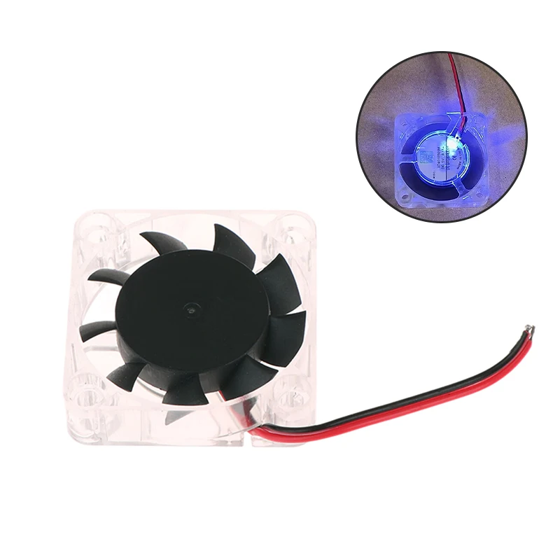40x40x10mm 4010 Dc 5v Fans 0.11a Brushless With Blue Led Light For Heatsink Cooler Cooling Radiator For 3d Printer Parts Fan