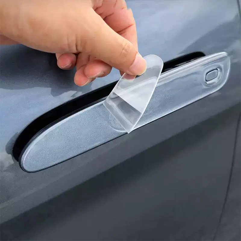 ل BYD Sealion 7 أسد البحر 07 EV 2024 2025 ملصق حماية مقبض الباب الخارجي مع مادة لاصقة #4