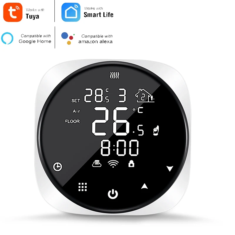 

Go TUYA Wifi Smart Thermostat for Water Electric Floor Heating Gas Boiler Temperature Remote Controller Support Alexa Google