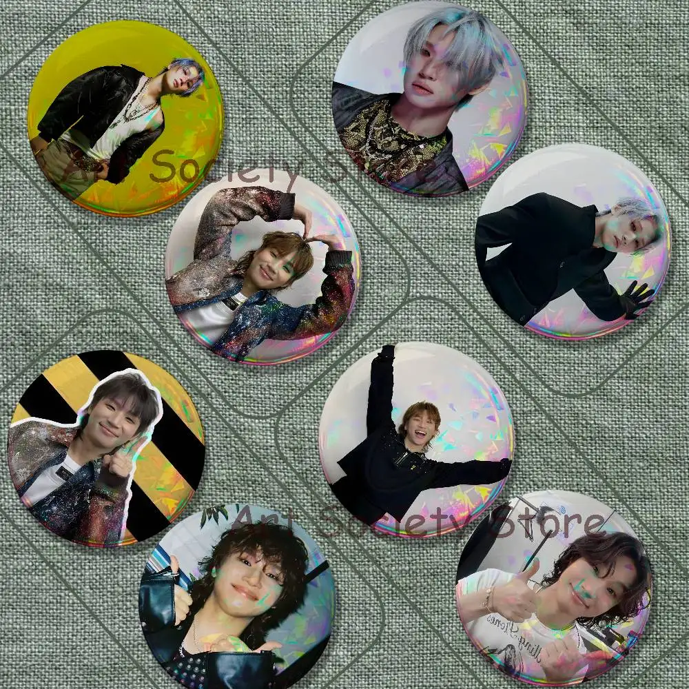 Singer K-Kang D-Daesung 2-piece set Pins Backpack Clothes Jewelry Accessories Round Brooch Button Badge Fan Collection Gift